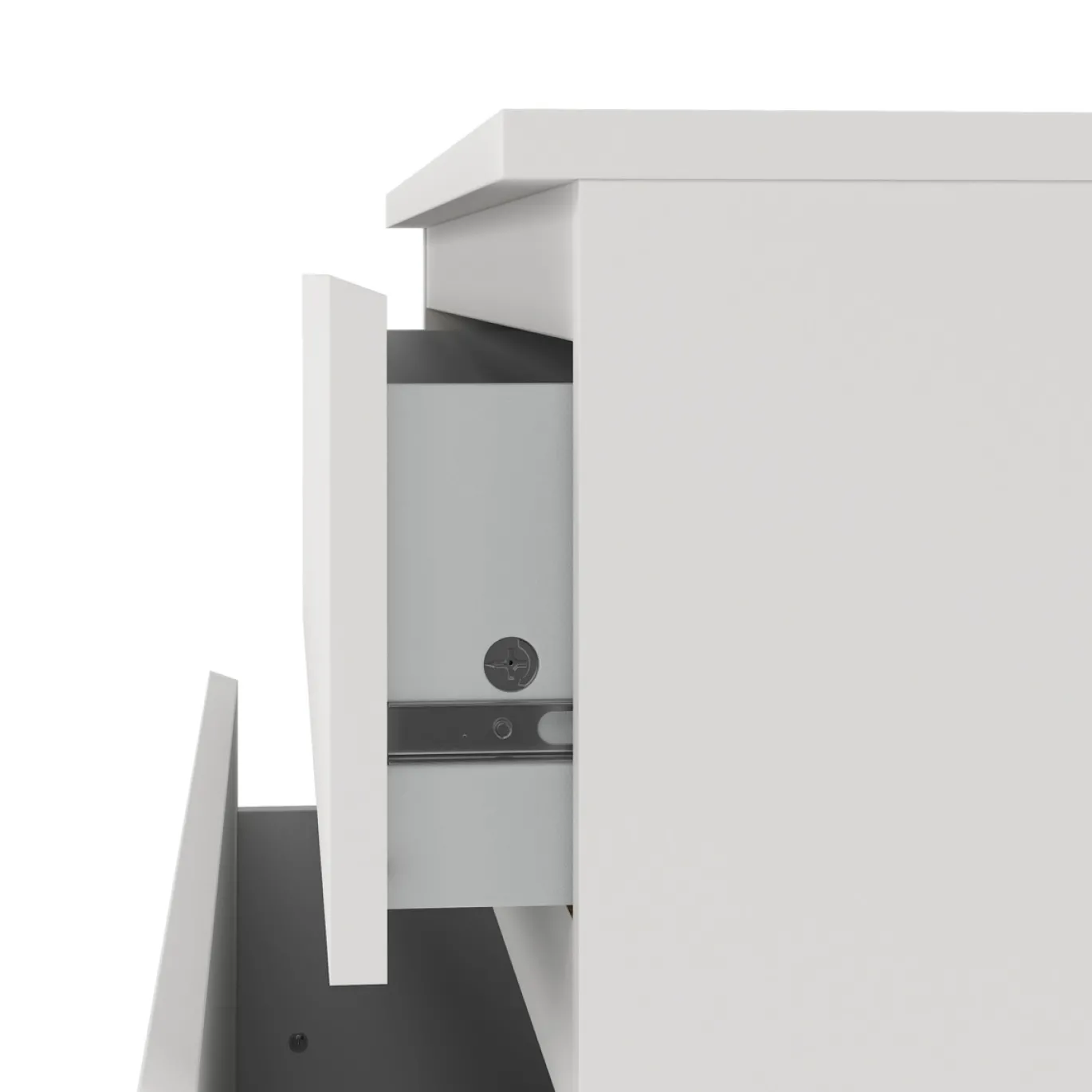 Ladekast Nova Wit 3-lades - Giga Living