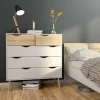 Ladekast Oslo Wit/Naturel - Giga Living