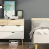 Ladekast Oslo Wit/Naturel 4-lades - Giga Living