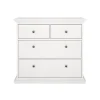 Ladekast Paris Wit 4-lades - Giga Living