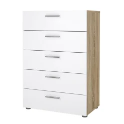 Ladekast Pepe Naturel/Wit Hoogglans - Giga Living