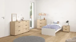 Ladekast Sofia Jackson Hickory 3-lades 82cm - Giga Living