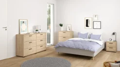 Ladekast Sofia Jackson Hickory 3-lades 82cm - Giga Living