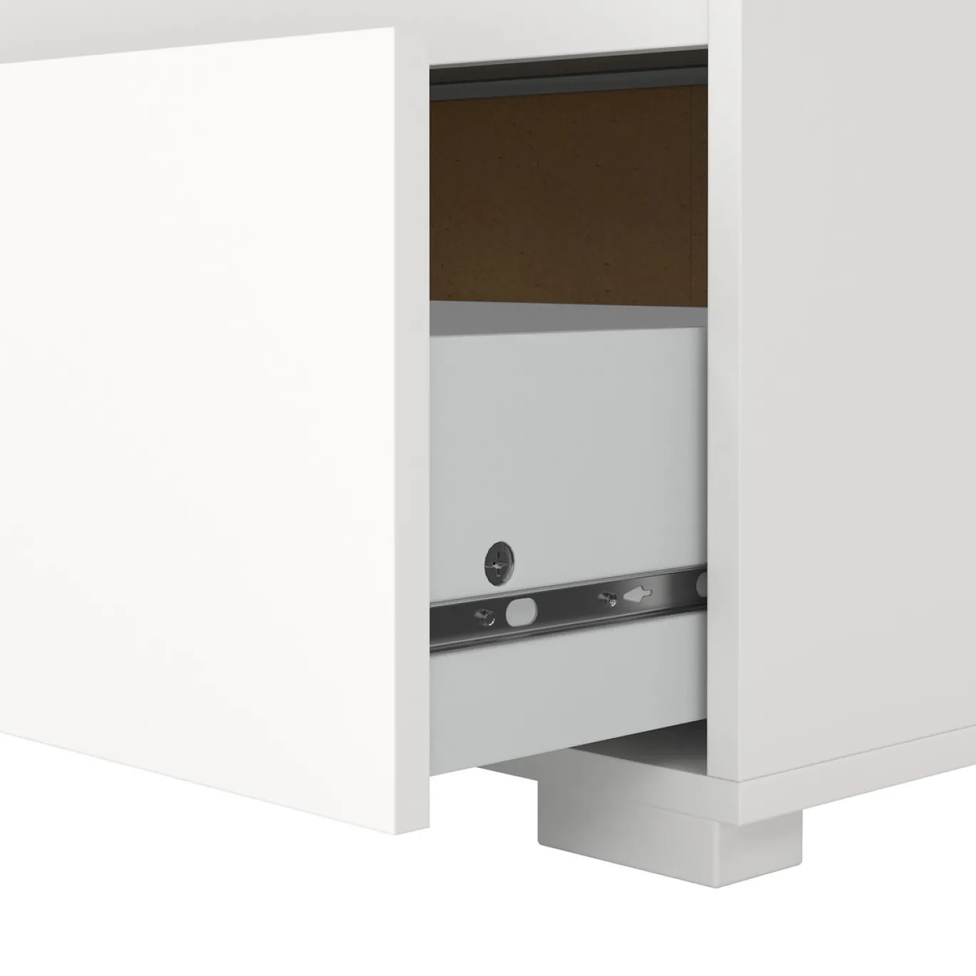Ladekast Sofia Wit 3-lades 82cm - Giga Living