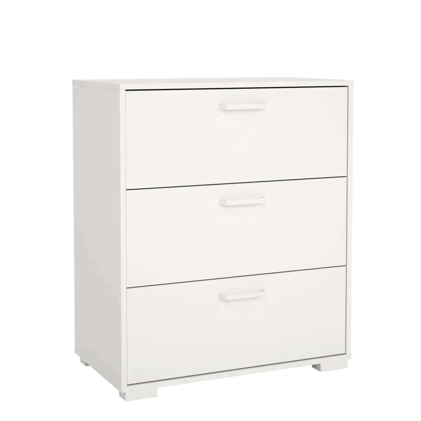 Ladekast Sofia Wit 3-lades 82cm - Giga Living