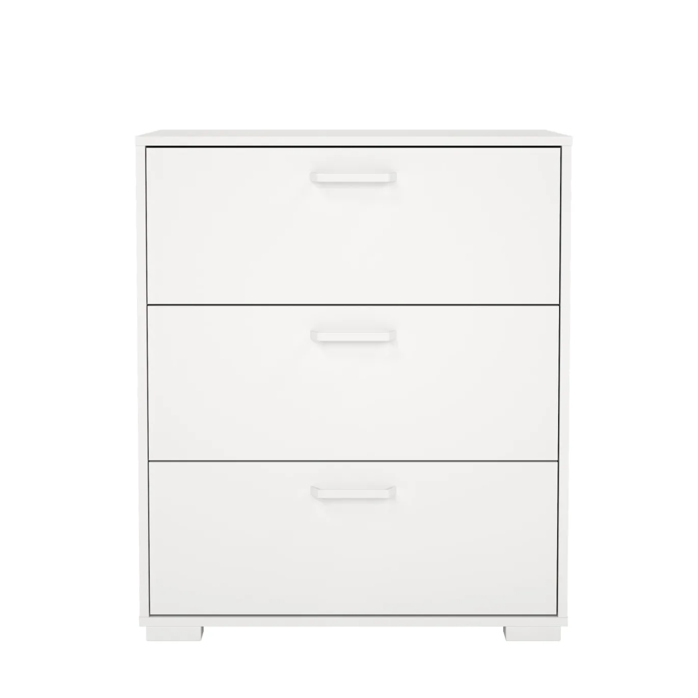 Ladekast Sofia Wit 3-lades 82cm - Giga Living