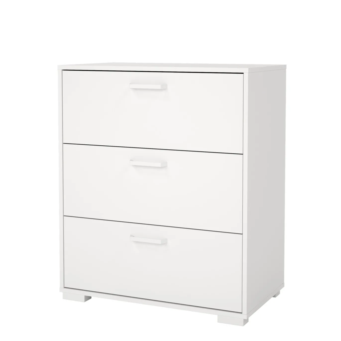 Ladekast Sofia Wit 3-lades 82cm - Giga Living