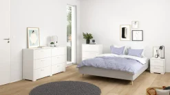 Ladekast Sofia Wit 3-lades 82cm - Giga Living