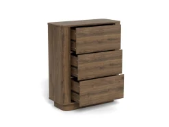 Ladekast Sterling Gerookt Eiken 107cm - Giga Living