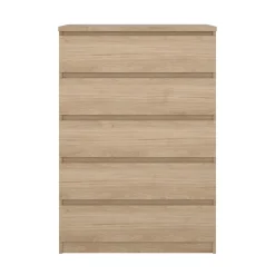 Ladekast Ylva 5 lades Hickory - Giga Living