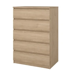 Ladekast Ylva 5 lades Hickory - Giga Living