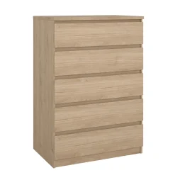 Ladekast Ylva 5 lades Hickory - Giga Living