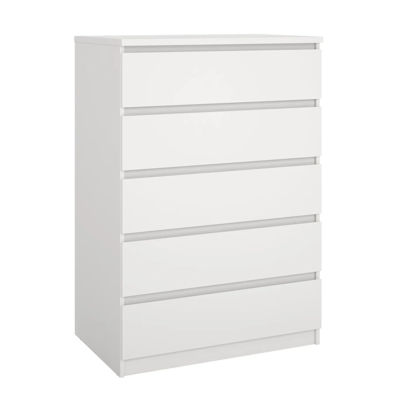 Ladekast Ylva 5 lades Wit - Giga Living