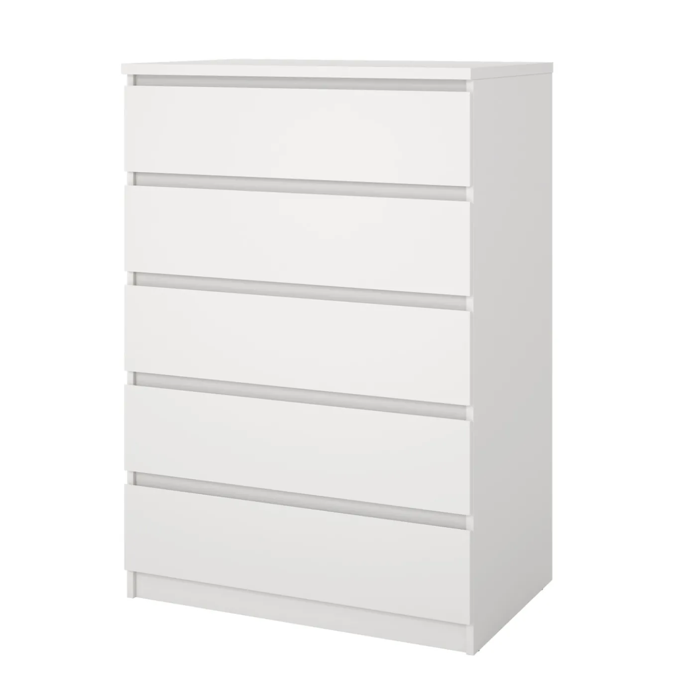 Ladekast Ylva 5 lades Wit - Giga Living
