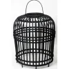 Lampenkap Bamboo Open Zwart Small