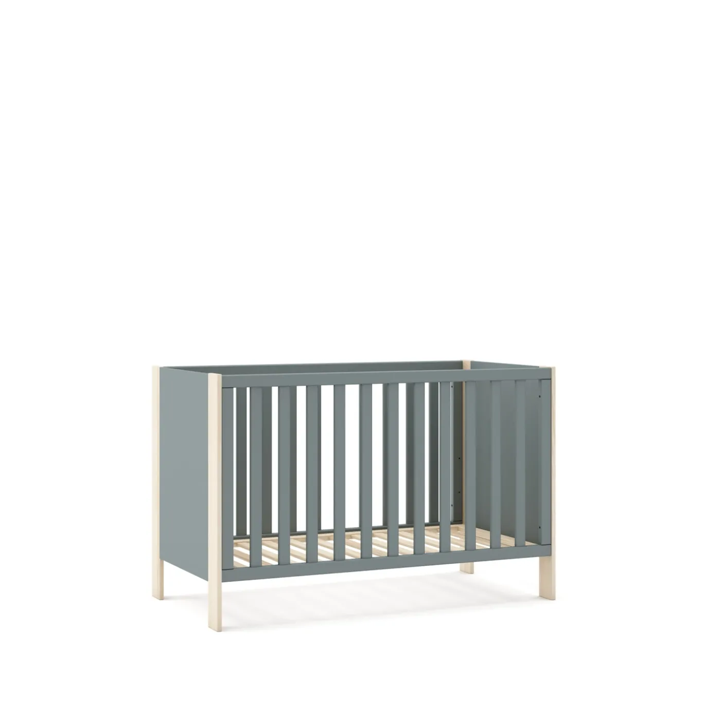 Ledikant Esteban 120x60 Khaki Groen/wit Wax - Giga Meubel