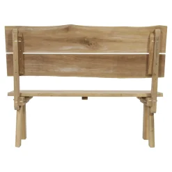 Lesli Living Bank Teak Boomstam 130cm