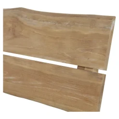 Lesli Living Bank Teak Boomstam 130cm