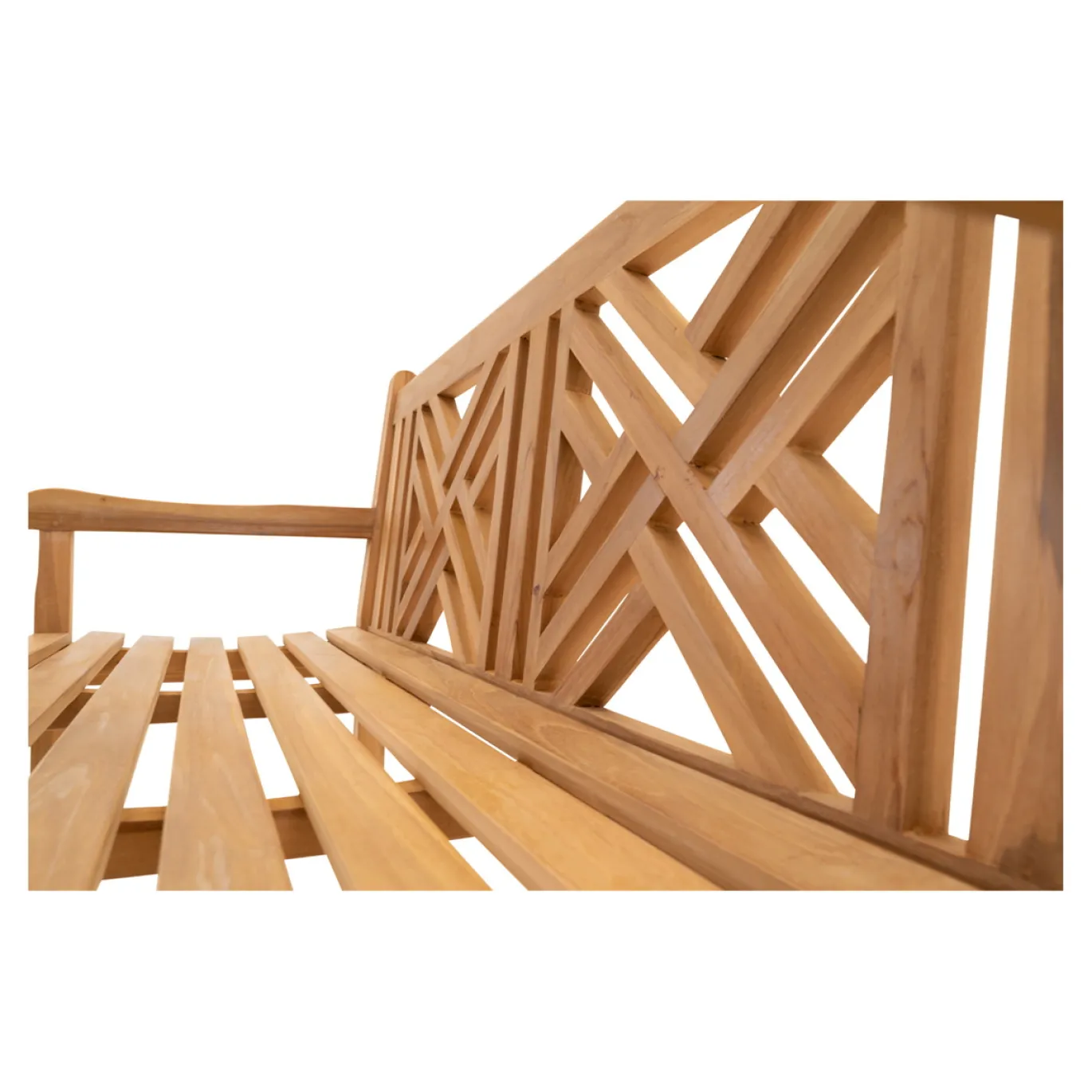 Lesli Living Bank Teak Cross 150cm