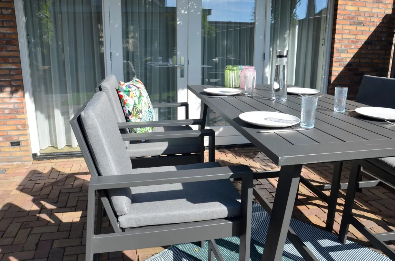 Lesli Living Bartafel Malibu Charcoal 180x94cm