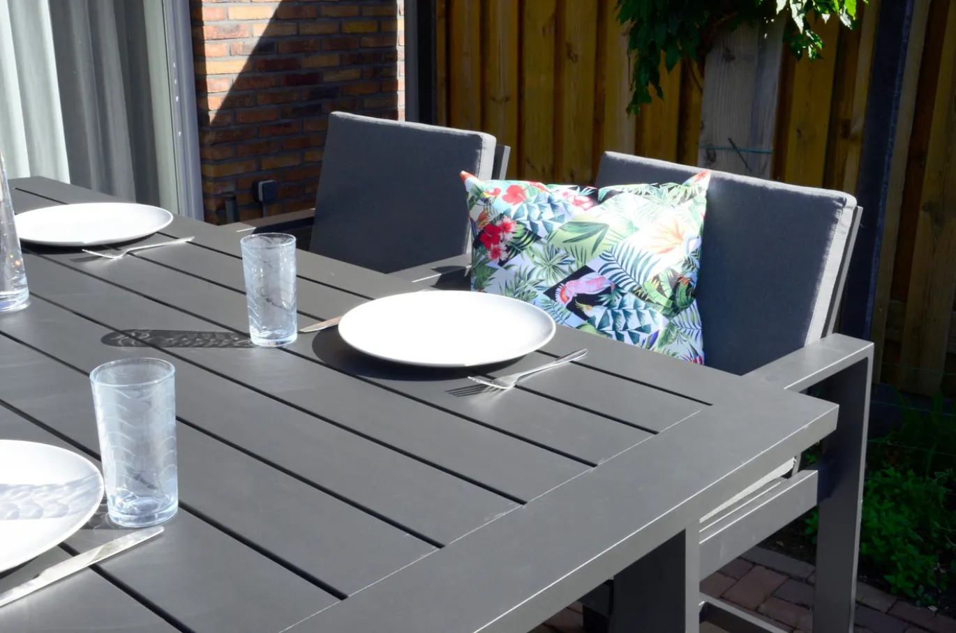 Lesli Living Bartafel Malibu Charcoal 180x94cm