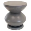 Lesli Living Bijzettafel Louis Staal Grijs Ø35cm