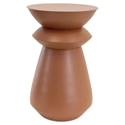 Lesli Living Bijzettafel Louis Staal Oranje Ø30cm