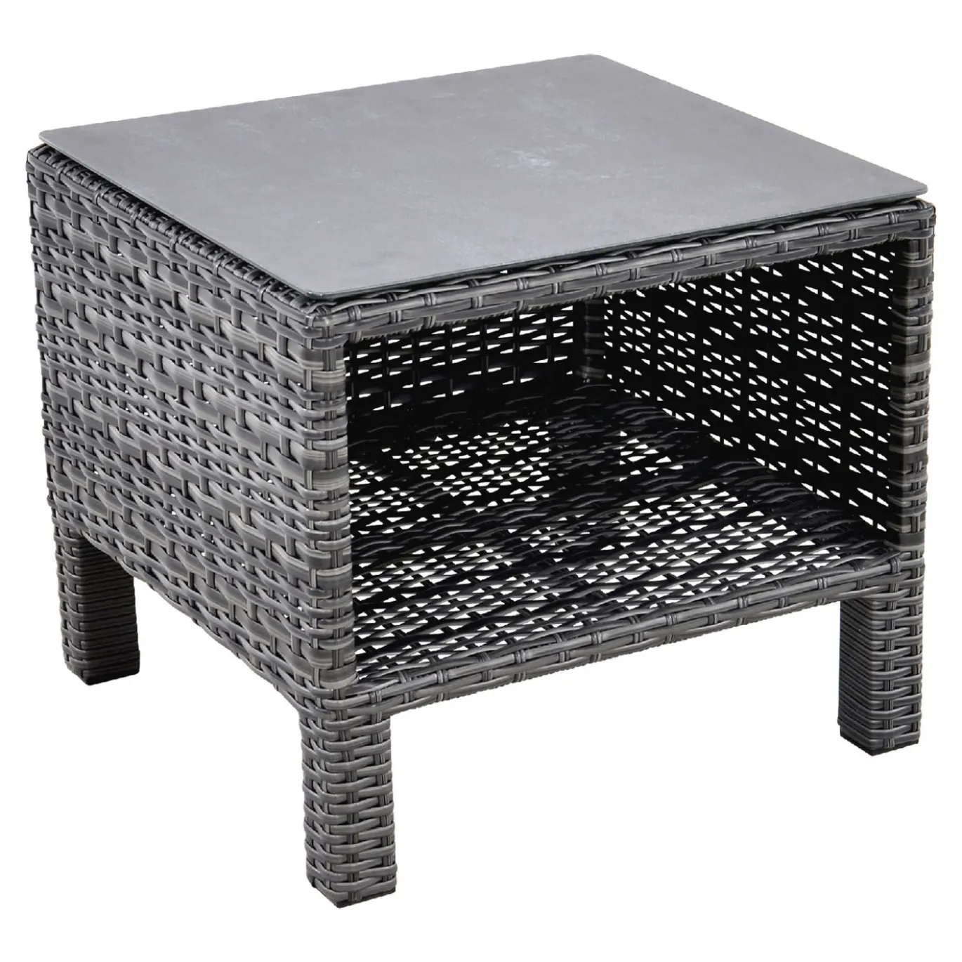 Lesli Living Bijzettafel Soho Forte Open 50x50cm