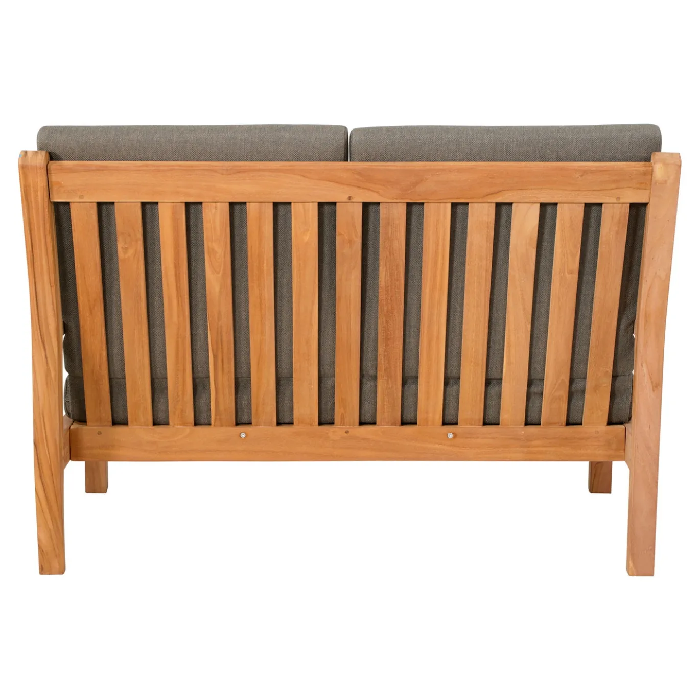 Lesli Living Loungebank Teak 124cm, Incl. Kussen