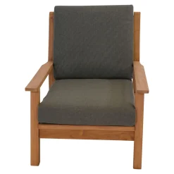 Lesli Living Loungestoel Teak, Incl. Kussen