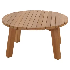 Lesli Living Lounge Table Teak Ø80x40cm