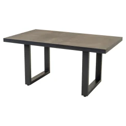 Lesli Living Loungetafel Murcia Hoog Stone/Zwart 140cm