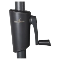 Lesli Living Parasol Libra Grijs Ø3Mtr