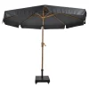 Lesli Living Parasol Libra Houtlook Grijs Ø3Mtr