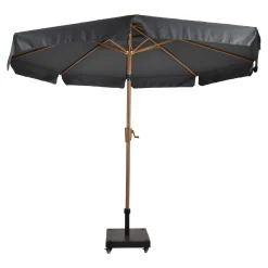 Lesli Living Parasol Libra Houtlook Grijs Ø3Mtr