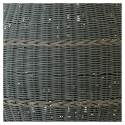Lesli Living Poef Laos Wicker Groen Ø46x40cm