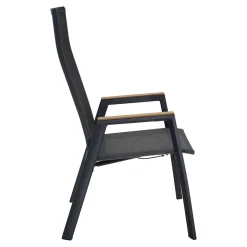 Lesli Living Standenstoel Amir Teak Zwart