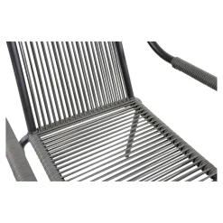 Lesli Living Stapelbare Tuinstoel Shelo Donkergrijs