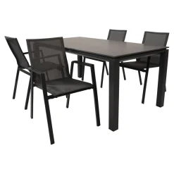 Lesli Living Stapelstoel Tarragona Negro