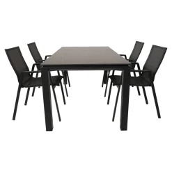 Lesli Living Stapelstoel Tarragona Negro