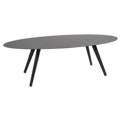 Lesli Living Tafel Mojito Ceramic Negro Ovaal 240x110cm