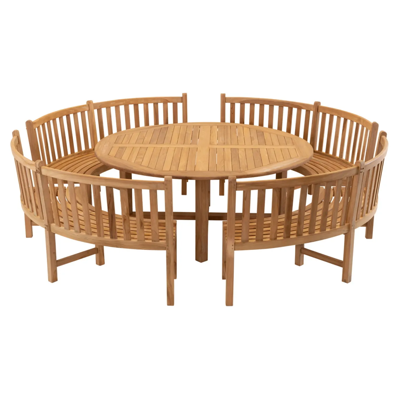Lesli Living Tafel Teak Ø180x75cm