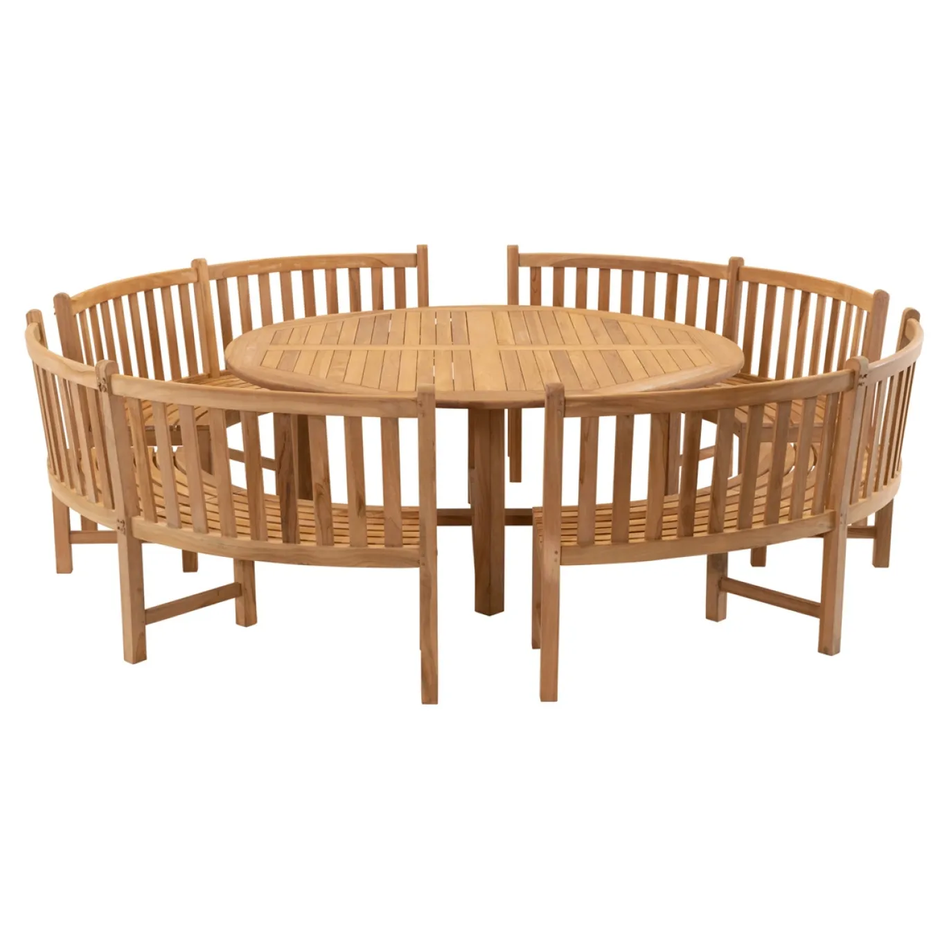 Lesli Living Tafel Teak Ø180x75cm
