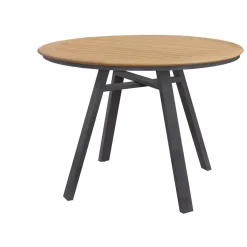 Lesli Living Tuintafel Monza Antraciet Ø120cm