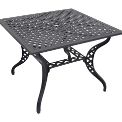 Lesli Living Vierkante Tuintafel Trafalgar Gietaluminium 100x100cm