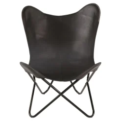 Lesli Living Vlinderstoel Buffalo, Zwart