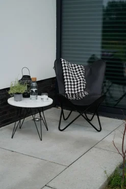 Lesli Living Vlinderstoel Buffalo, Zwart