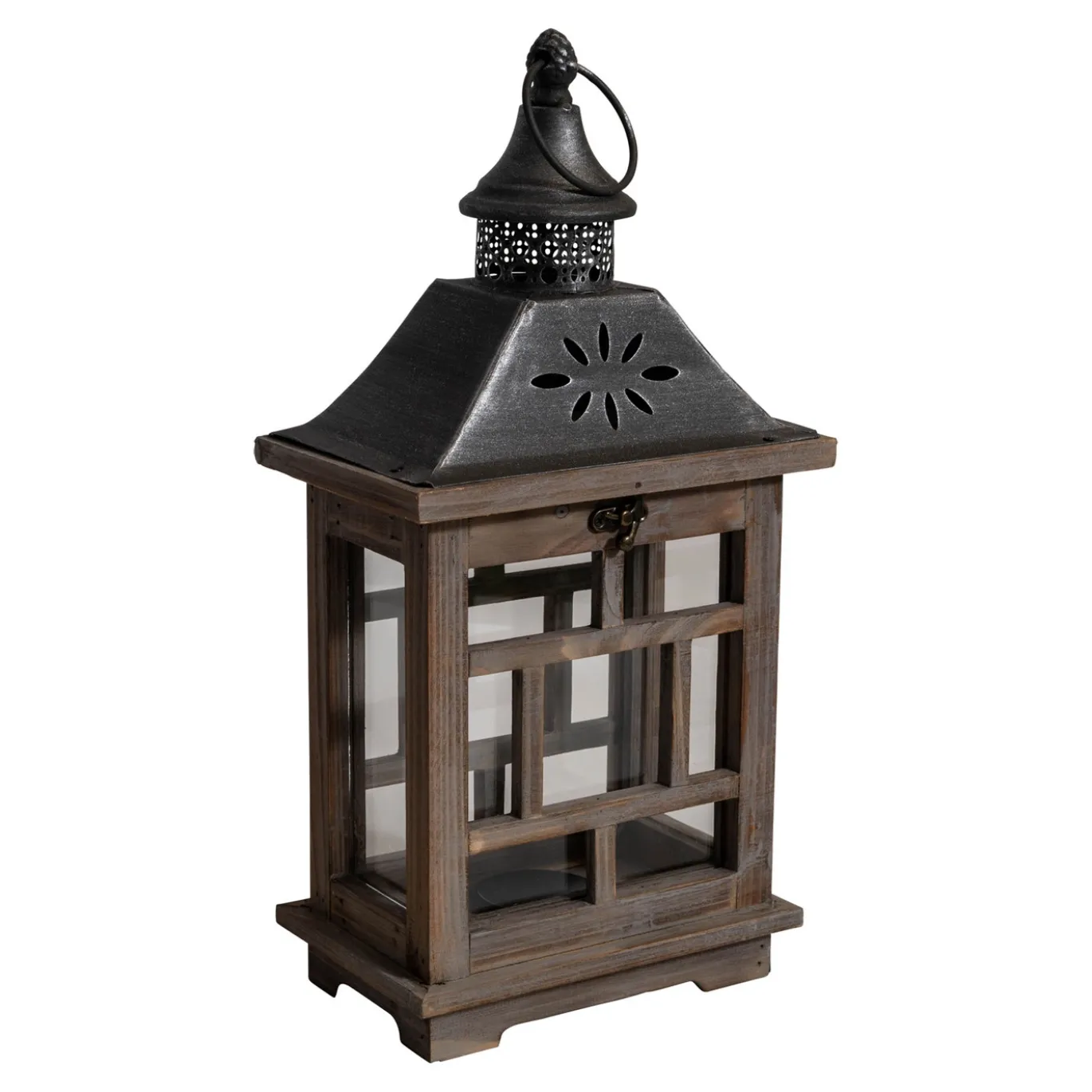 Lesli Living Windlicht Albanië Hout, S/2