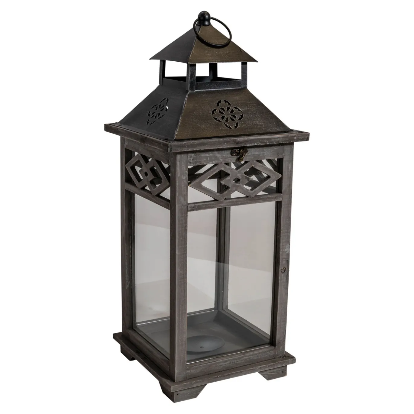 Lesli Living Windlicht Slovenië Hout, S/2