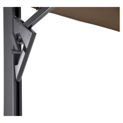Lesli Living Zweefparasol Taurus Taupe Ø3,5Mtr